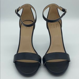 A New Day Myla Ankle Strap Black Heels Size 7 NWOT